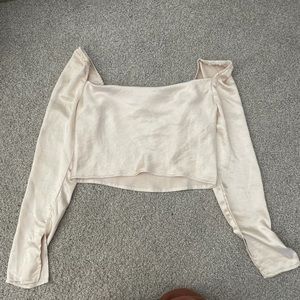 princess polly champagne colored top